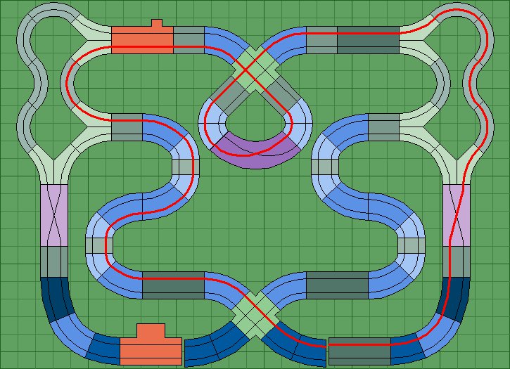 Circuito 6 Crono rally Scalextric SCX