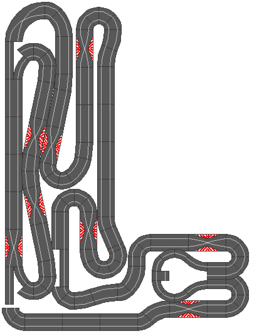 Tramo 3 del RallySlot de Montecarlo 2022